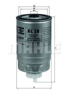 KNECHT kc38 -  Топливный фильтр