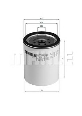 KNECHT kc384d -  Топливный фильтр