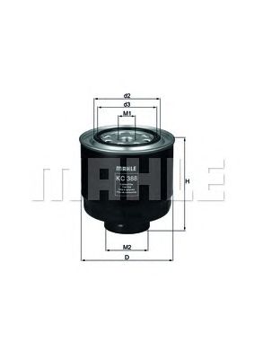 KNECHT kc388d -  Топливный фильтр