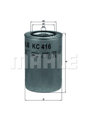 KNECHT kc416 -  Топливный фильтр