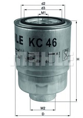 KNECHT kc46 -  Топливный фильтр
