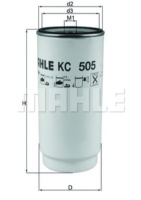 KNECHT kc505d -  Топливный фильтр