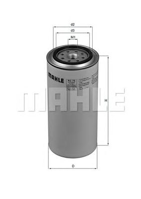 KNECHT kc75 -  Топливный фильтр