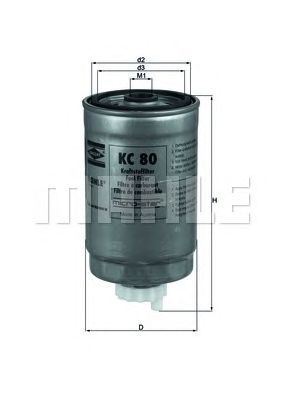 KNECHT kc80 -  Топливный фильтр