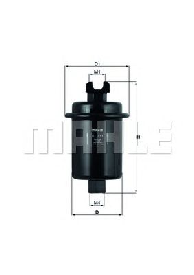 KNECHT kl111 -  Топливный фильтр