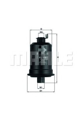 KNECHT kl129 -  Топливный фильтр