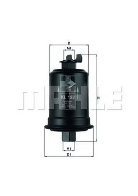 KNECHT kl132 -  Топливный фильтр