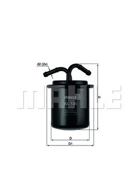 KNECHT kl134 -  Топливный фильтр