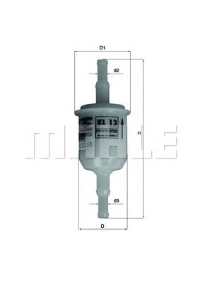 KNECHT kl13of -  Топливный фильтр