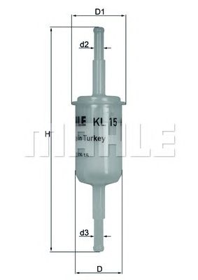 KNECHT kl15of -  Топливный фильтр