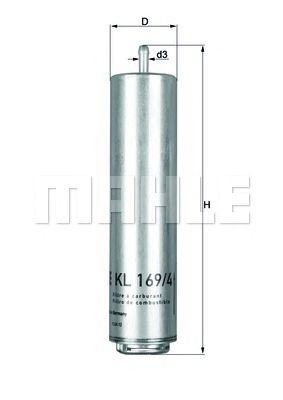 KNECHT kl1694d -  Топливный фильтр