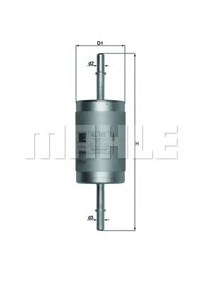 KNECHT kl181 -  Топливный фильтр