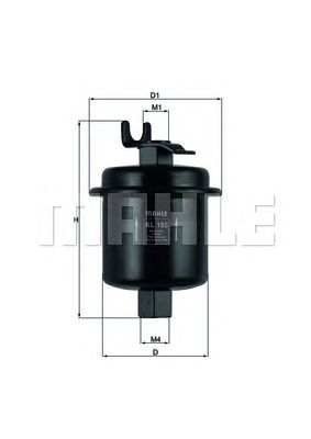 KNECHT kl185 -  Топливный фильтр