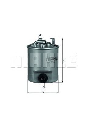 KNECHT kl195 -  Топливный фильтр