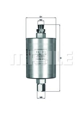 KNECHT kl21 -  Топливный фильтр