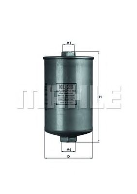 KNECHT kl28 -  Топливный фильтр