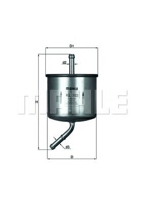 KNECHT kl302 -  Топливный фильтр