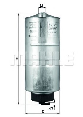 KNECHT kl39 -  Топливный фильтр