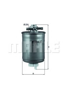 KNECHT kl410d -  Топливный фильтр
