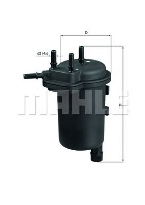 KNECHT kl430 -  Топливный фильтр