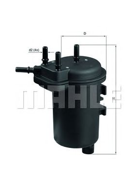 KNECHT kl432 -  Топливный фильтр