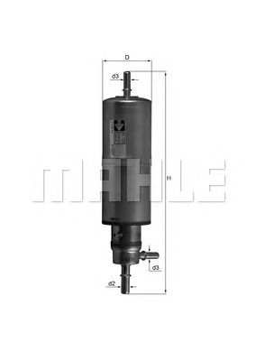KNECHT kl437 -  Топливный фильтр