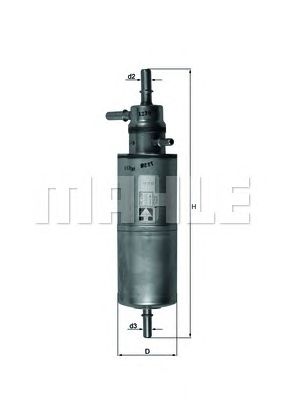 KNECHT kl438 -  Топливный фильтр