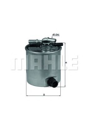 KNECHT kl44015 -  Топливный фильтр