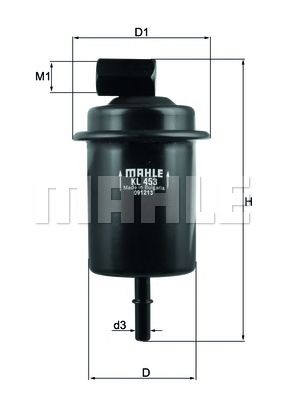 KNECHT kl453 -  Топливный фильтр