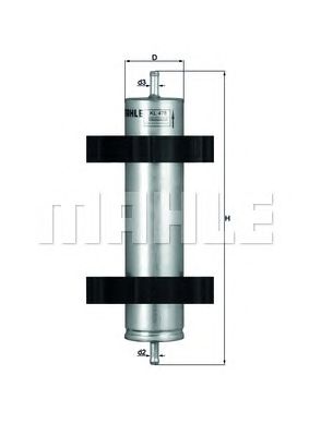 KNECHT kl478 -  Топливный фильтр