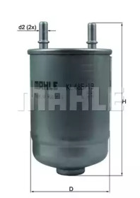 KNECHT kl48519d -  Топливный фильтр