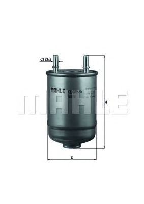 KNECHT kl4855d -  Топливный фильтр
