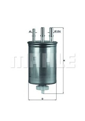 KNECHT kl505 -  Топливный фильтр