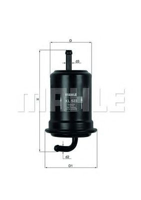 KNECHT kl523 -  Топливный фильтр