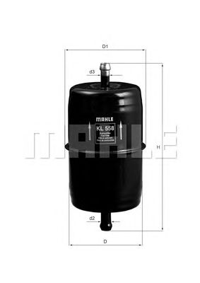 KNECHT kl558 -  Топливный фильтр