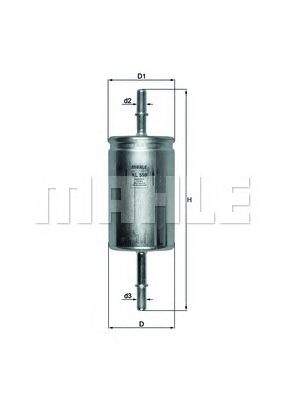 KNECHT kl559 -  Топливный фильтр