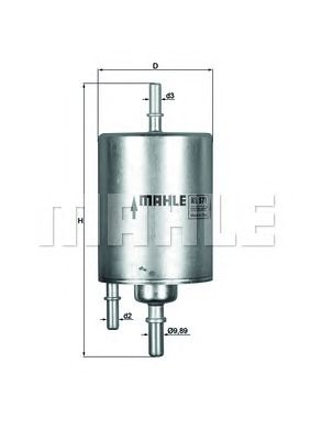 KNECHT kl571 -  Топливный фильтр