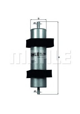 KNECHT kl596 -  Топливный фильтр