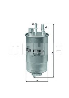 KNECHT kl630 -  Топливный фильтр