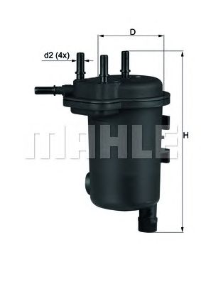 KNECHT kl632d -  Топливный фильтр