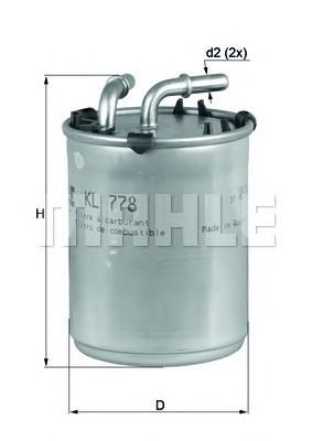 KNECHT kl778 -  Топливный фильтр