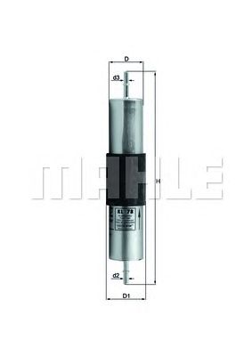KNECHT kl78 -  Топливный фильтр