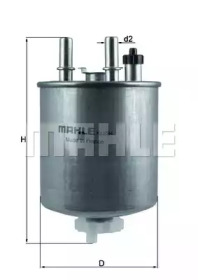 KNECHT kl834 -  Топливный фильтр