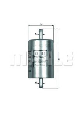 KNECHT kl86 -  Топливный фильтр