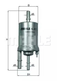 KNECHT kl871 -  Топливный фильтр