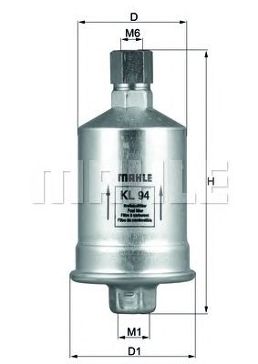 KNECHT kl94 -  Топливный фильтр