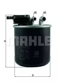 KNECHT kl942 -  Топливный фильтр