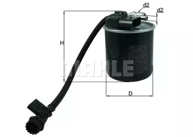 KNECHT kl947 -  Топливный фильтр