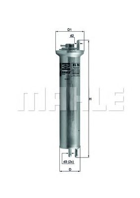 KNECHT kl96 -  Топливный фильтр