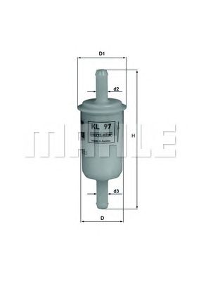 KNECHT kl97of -  Топливный фильтр